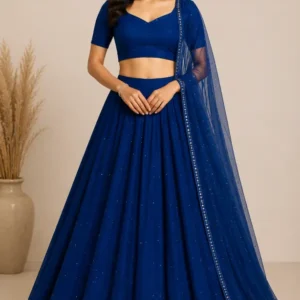 azure elegance lehenga