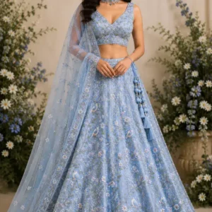 bluebird garden lehenga