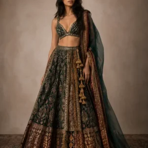 rajmata noir lehenga