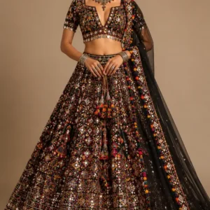 rangilo raas bridal lehenga